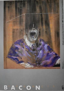 Francis Bacon Exhibition Poster National Modern Art Museum, Paris, 1988 - Picture 1 of 1