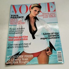 VOGUE UK Magazine Bridget Hall July 2002 Fashion
