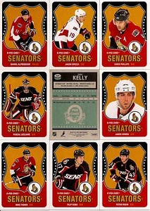 2010-11 OPC O-Pee-Chee Retro Ottawa Senators Complete Team Set (20) - Bild 1 von 1
