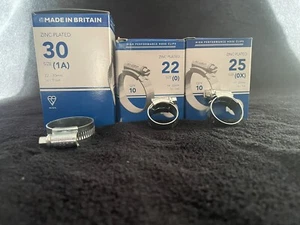 Jubiläumsclips Original Jubiläum Schlauchclips Schneckenantrieb Schlauchklemmen Weichstahl Zink - Bild 1 von 2