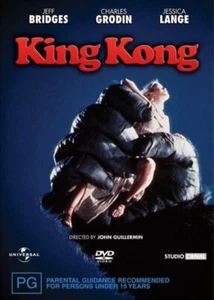 King Kong (DVD, 1976) Jeff Bridges, Charles Grodin, Jessica Lange, John Randolph - Picture 1 of 1