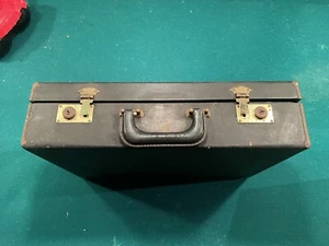 Vintage Sturdex Black Business Case by Leathercraft Briefcase *GOOD CONDITION* - Picture 1 of 7