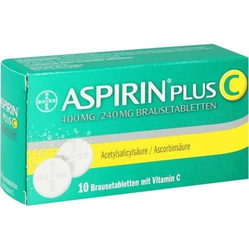 BAYER ASPIRIN plus C Brausetabletten, 10 Stück, PZN 01406632 1406632