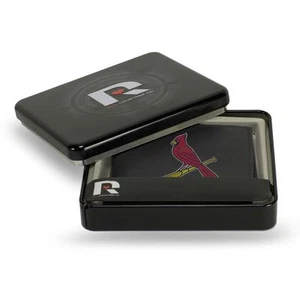 St Louis Cardinals MLB Embroidered Leather Billfold Bi-fold Wallet ~ New - Picture 1 of 2