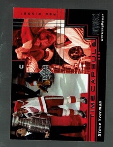 1999-00.   Upper Deck Powerdeck.   Time Capsule     Steve Yzerman.    #AUX-TC8