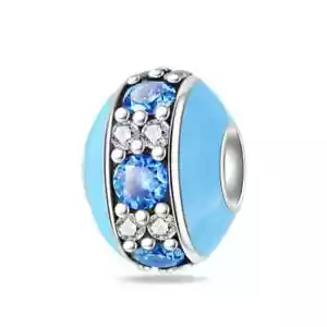 KUNSIR 925 Sterling Silver Bead Charms Pendant For Women Bracelets Necklaces DIY - Picture 1 of 6