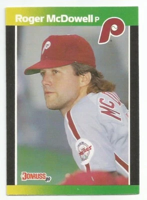 ROGER MCDOWELL 1989 DONRUSS BASEBALL'S BEST CARD NM-MT CONDITION - Image 1 of 2