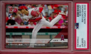2018 Topps Now Japanese #234J Shohei Ohtani (ROOKIE CARD) PSA 10 GEM MINT $$$$$ - Picture 1 of 2