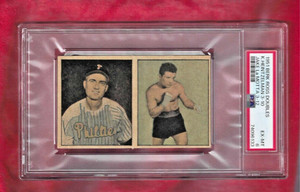 1951 BERK ROSS #3-10 KEN HEINTZELMAN - #3-12 JAKE LA MOTTA PSA 6 EX-MT #BB