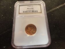 1958-D LINCOLN HEAD WHEAT CENT PENNY NGC MS 67 RD- RARE-OFFERS