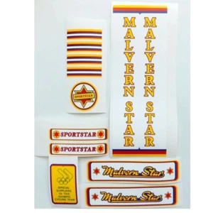 Malvern Star Sportstar decals for retro bicycle choice one set per sale - Picture 1 of 1