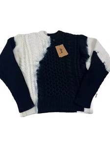 stüssy tie dye fisherman sweater size medium - Picture 1 of 7