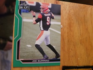  2023 Leaf Draft Joe Burrow GREEN  PARALLEL  B1-3 LSU Tigers/ Bengals💥🌋🔥