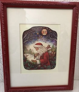 Santa Celestial Rachel Badeau Giclée Kunstdruck farbig signiert & nummeriert gerahmt - Bild 1 von 10