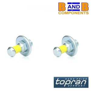 DOOR LOCK STRIKER PIN VW GOLF MK2 CORRADO SCIROCCO POLO x 2 C01 - Picture 1 of 11