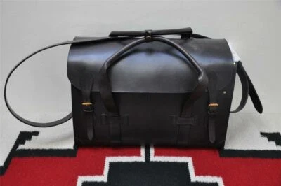 Ralph Lauren RRL Handmade in England Saddle Bridle Leather Doctor's Duffle Bag - Image 1 of 4