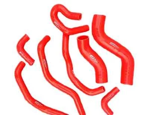 Silicone Radiator RED Hose Kit For TOYOTA Hilux KUN26R SR & SR5 3.0L 2005-2014 - Picture 1 of 7