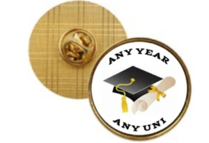 University Graduation Badge Personalised Gift Badge Any Year Any University - Picture 1 of 1