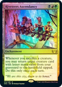 MTG FOIL Riveteers Ascendancy Promo Pack Streets of New Capenna  - Promo: - Picture 1 of 1