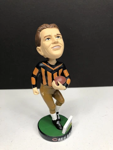 Harold Red Grange Bobblehead Chicago Bears 100 Year SGA BDA Collectors 2019 NFL Cover