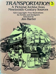1984 ARCHIVE TRANSPORTATION ENGRAVINGS FROM 19TH CENTURY JIM HARTER STEAM - Picture 1 of 9