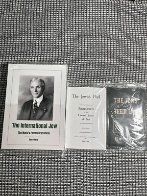 The International Jew,Henry Ford 4 vol, Jewish Peril,The Jews And Their Lies New - Image 1 of 4