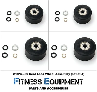 FITNESS REPAIR SPARE PARTS WaterRower Seat Load Wheel Assembly Set-of-4 WRPS330 - image 1 of 4