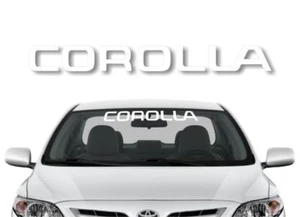 30" C O R O L L A Windshield Window Banner Vinyl Decal 2014 2015 E12 S Sticker - Bild 1 von 4