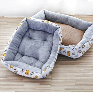Pet Bed House Dog Sofa Sleeping Beds Mat Cat Cushion Warm Cozy Soft Plush NeAT - Picture 1 of 16
