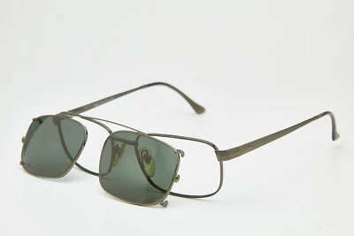 Anteojos vintage años 2000 PERSOL 2206 + marco con clip gafas cuadradas para hombre Foto 1 de 4