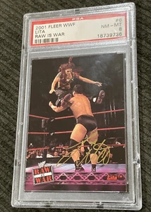 Rare 2001 Fleer WWF #6 Lita PSA 8 Rookie POP 1/1 Highest Graded! - Picture 1 of 2