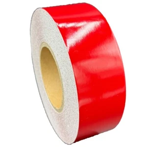 Cinta reflectante roja de 2 pulgadas tipo 1 flexible grado de ingeniero Nikkalite ELG seguridad - Imagen 1 de 10