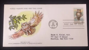 EL)1978 UNITED STATES, WORLD WILDLIFE FUND, WWF, FAUNA, OWLS, CIRCULATED TO NEW - Picture 1 of 1