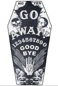 Ouija Coffin Bath Beach Towel Go Away Spirit Board Witch Fortune Gothic Horror