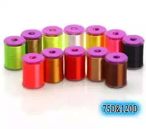 75D/120D Waxed Nylon Fly Tying Thread Nymph Dry Fly Tying Material Fishing Tools - Picture 1 of 37
