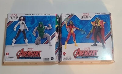 Lote Leyendas Marvel Capt Marvel vs. Doctor Doom and Skrull Queen/Super Skrull Foto 1 de 4