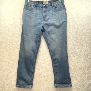 Everlane Jeans Womens 32 Blue Lightweight Relaxed Straight High Rise Organic - Picture 1 of 12