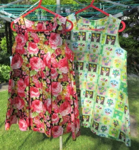 Bundle Sleeveless Dresses, Multi, Floral, 2-3 Yrs, New, Handmade Final Clearance - Picture 1 of 5