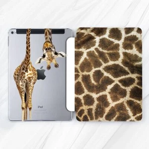 Cute Giraffe Funny Animal Case For iPad 10.2 Air 3 4 5 Pro 9.7 10.5 11 12.9 Mini - Picture 1 of 6