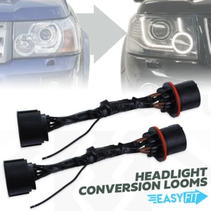 2x Headlight conversion wiring looms for Freelander 2 headlamp adapter to 2012+ - Picture 1 of 8