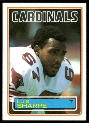 1983 Topps #161 Luis Sharpe RC - Image 1 of 2
