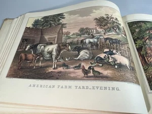 Currier & Ives America 1952 Book, 80 Framable Color Print Plates from Lithos - Picture 1 of 17