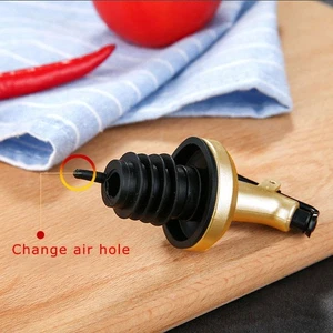 1 Stück Wein Olivenöl Ausgießer Düse Flaschenspender Flüssigkeit Ausgießer Stop schön ̊✩彡 - Bild 1 von 12