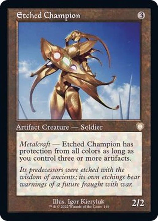 MTG Etched Champion Old Frame - Image 1 of 1