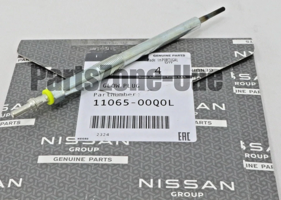 11065-00Q0L Genuino Nissan Cabstar NP300 Navara Bujía incandescente OEM Foto 1 de 1