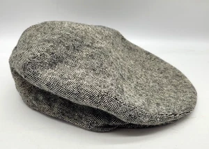 VTG XL Kangol Heritage Tweed Flat Cap Hat Cabbie Newsboy Great Britain London - Picture 1 of 7
