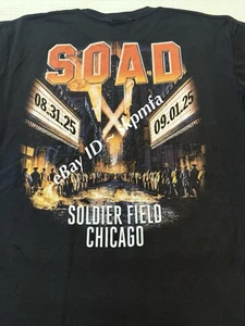 SYSTEM OF A DOWN Shirt 💯 Official Merch Soldier Field Chicago Size X-Large - Picture 1 of 3