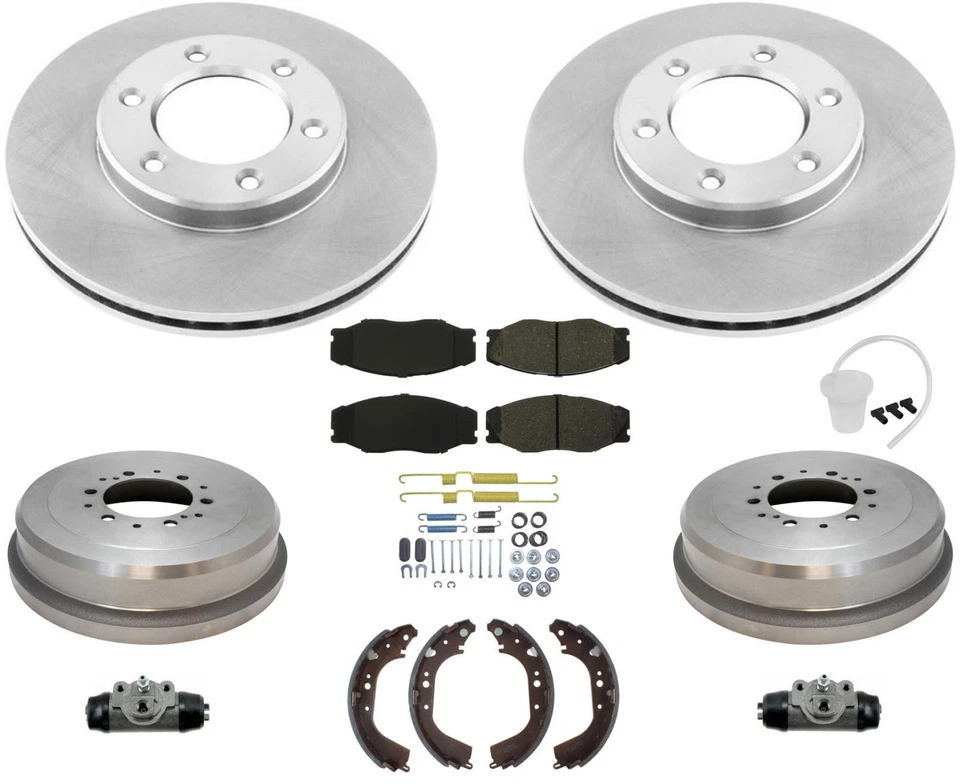 Brake Disc Rotors Pads Drums For 1993-1998 Toyota T100 Rear Wheel Drive 1/2 Ton - Image 1 of 4