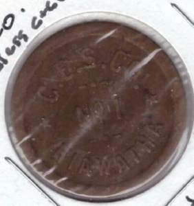 C E S No 1 Coal Mining Co Bueno para token Exploder Hiawatha Carbon County Utah B - Imagen 1 de 2