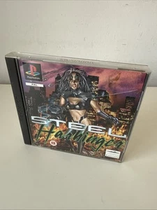 Steel Harbinger PS1 Etiqueta Negra PlayStation Juego Pal Completo Raro - Imagen 1 de 6
